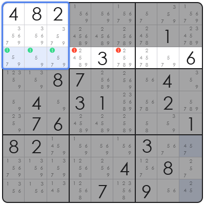 tip for sudoku